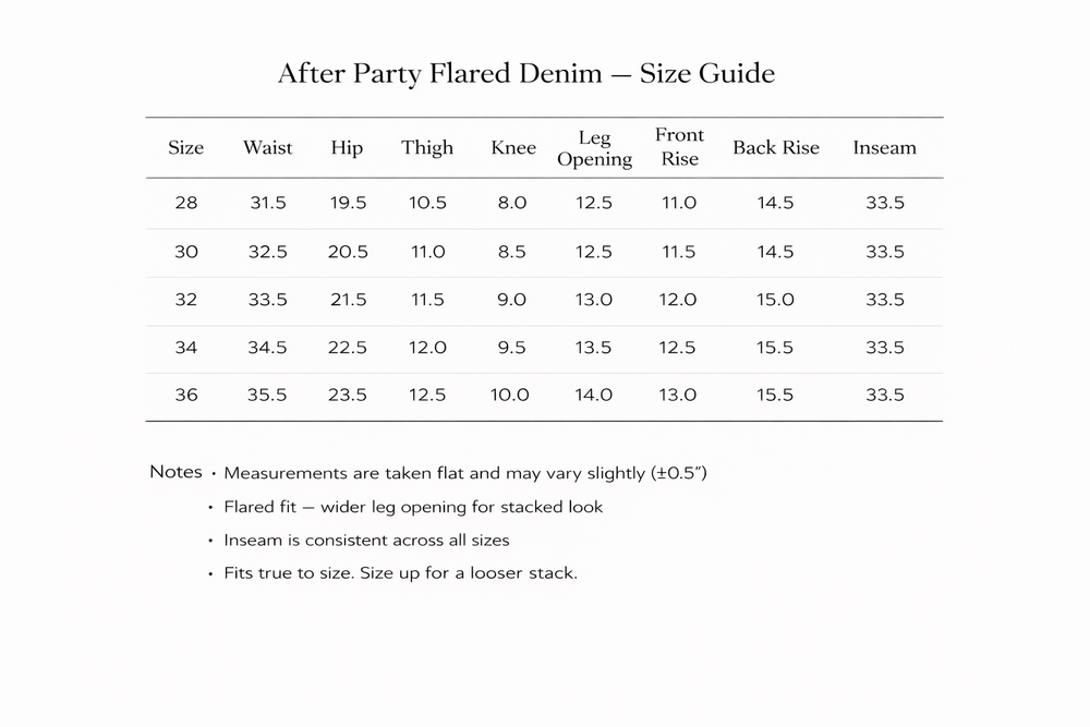 "Afterparty" Jeans