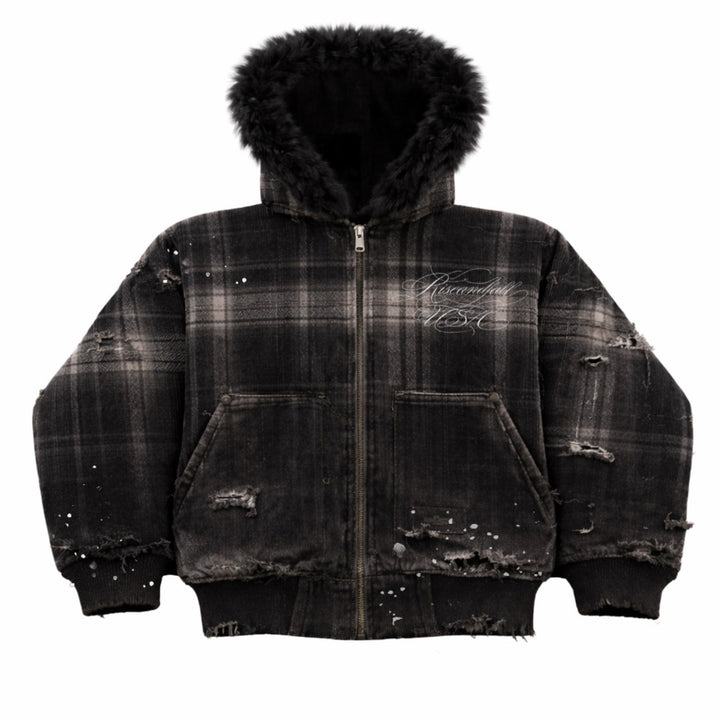 Afterhours Plaid Bomber